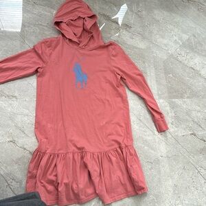 Polo hooded dress